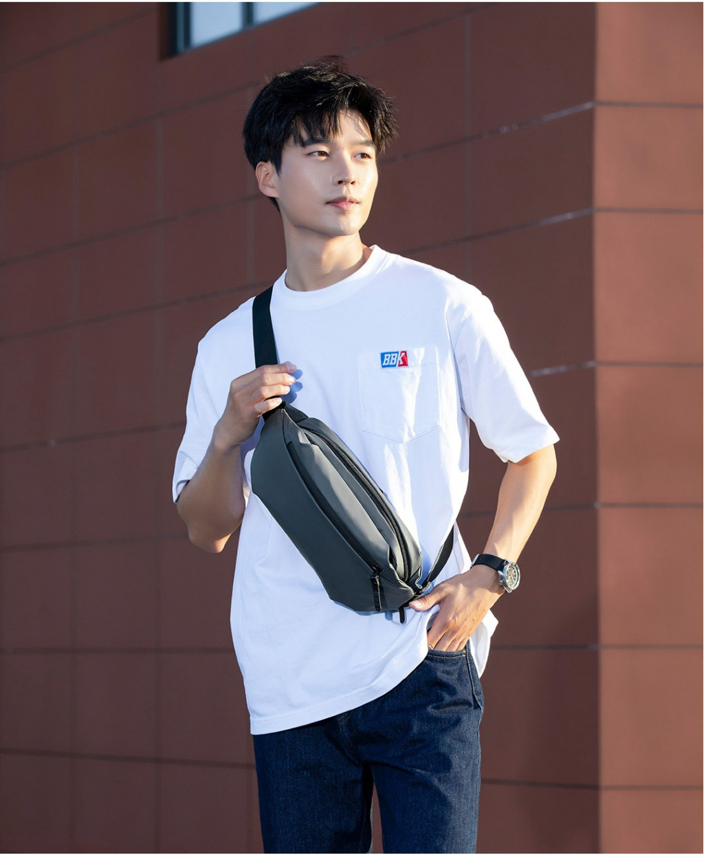 Сумка на пояс Mixing Functional chest bag (MX20231216)