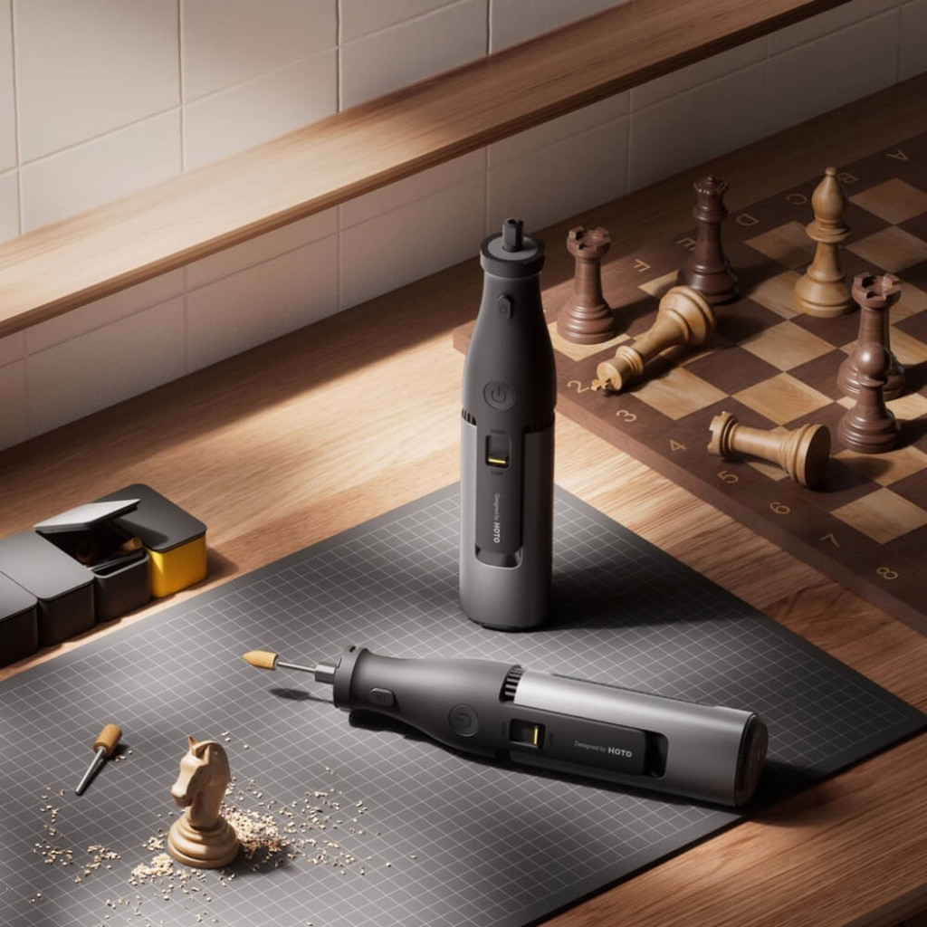 Беспроводная шлифовальная машинка‑гравер Xiaomi HOTO 12V Rotary Tool Kit Pro (QWLDM002) Беспроводная шлифовальная машинка‑гравер Xiaomi HOTO 12V Rotary Tool Kit Pro (QWLDM002)