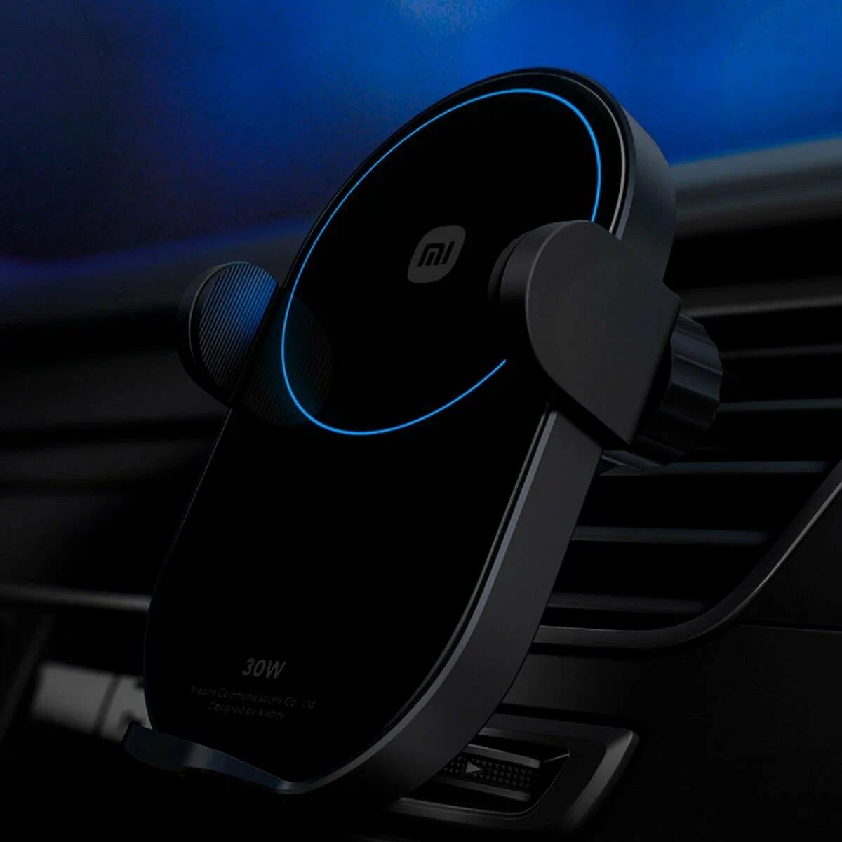 Автомобильный держатель с беспроводной зарядкой Xiaomi Wireless Car Charger 30W (W03ZM)