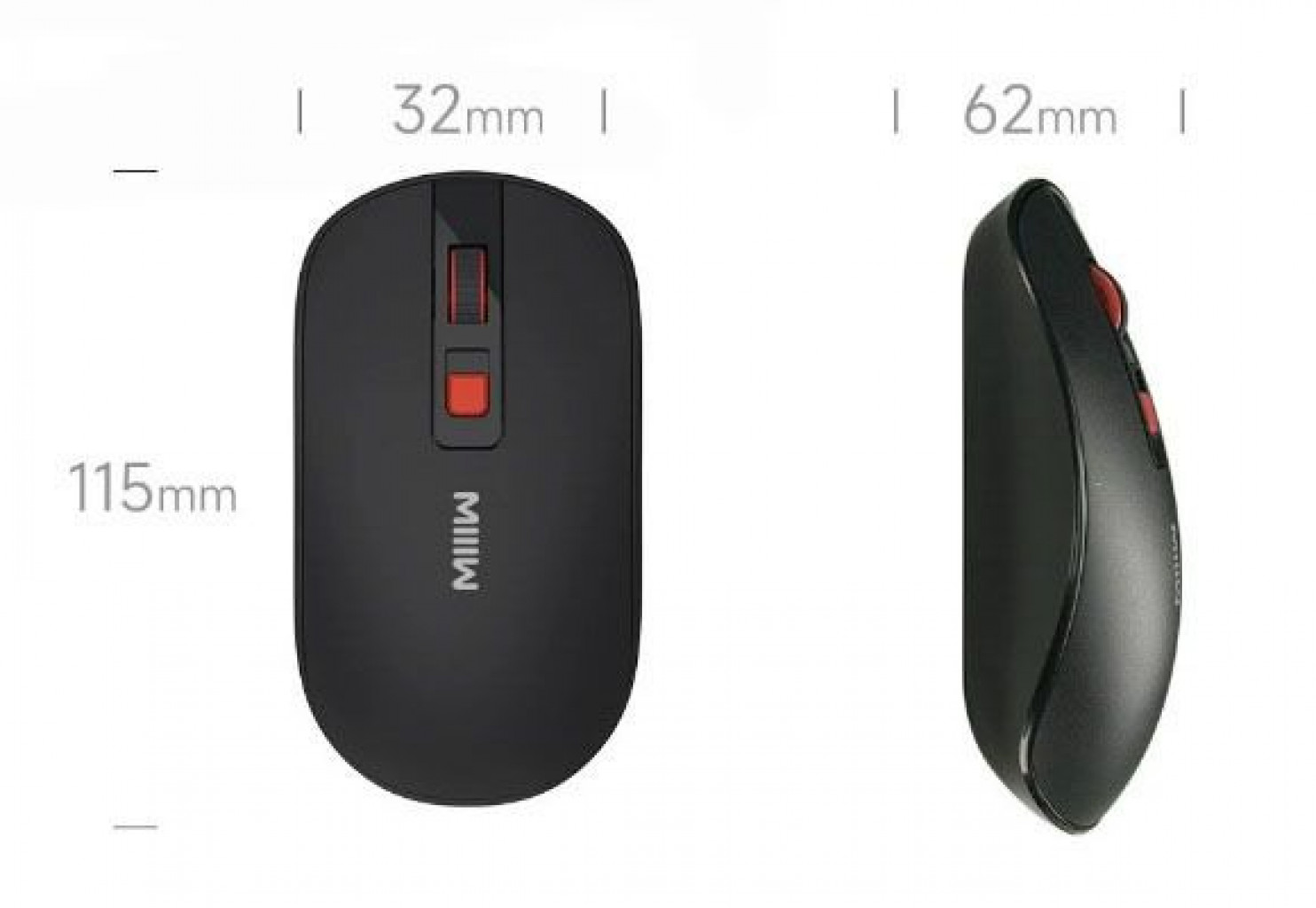 Мышь беспроводная Xiaomi MIIIW Wireless Mouse Lite (MW23M21)