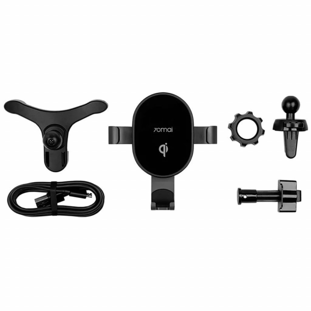 Автомобильный держатель с беспроводной зарядкой Xiaomi 70mai Wiriless Car Charger Mount Midrive PB01 Автомобильный держатель с беспроводной зарядкой Xiaomi 70mai Wiriless Car Charger Mount Midrive PB01