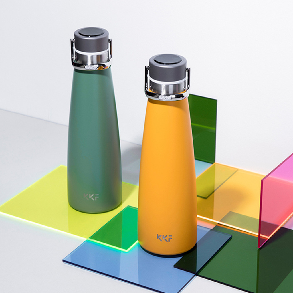 Умная термобутылка Xiaomi KKF Smart Vacuum Bottle Yellow