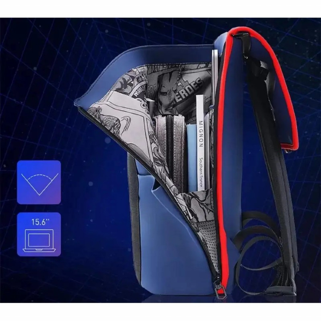 Рюкзак Xiaomi 90 Points Ninetygo Marvel Collaboration Collection Backpack (90BBPMT21123U) Рюкзак Xiaomi 90 Points Ninetygo Marvel Collaboration Collection Backpack (90BBPMT21123U)