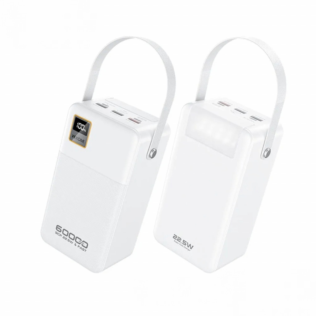 Внешний аккумулятор WEKOME Power Bank 60000mAh 22.5W (WP-76) Внешний аккумулятор WEKOME Power Bank 60000mAh 22.5W (WP-76)