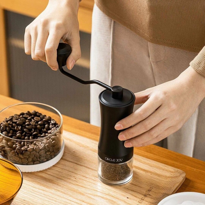 Ручная кофемолка Xiaomi Circle Joy Hand Coffee Grinder Black (CJ-CF17) Ручная кофемолка Xiaomi Circle Joy Hand Coffee Grinder Black (CJ-CF17)
