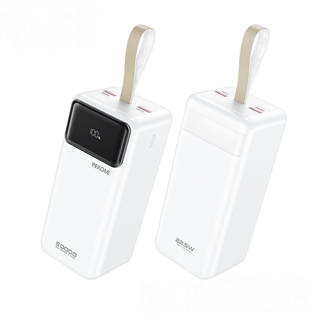 Внешний аккумулятор WEKOME Power Bank 50000mAh 22.5W (WP-75) Внешний аккумулятор WEKOME Power Bank 50000mAh 22.5W (WP-75)