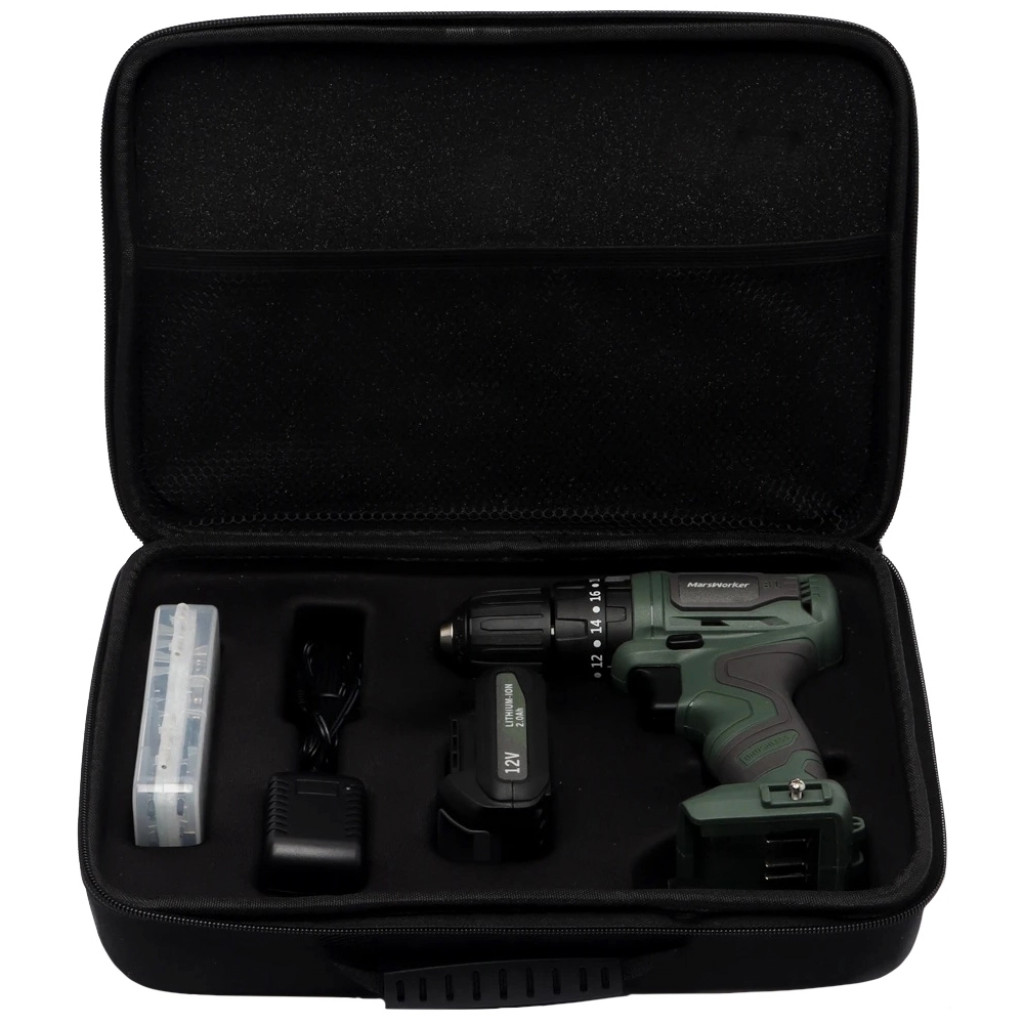 Аккумуляторная дрель-шуруповерт Xiaomi MarsWorker 12V Lithium Impact Drill (MSBLID1201-04) Аккумуляторная дрель-шуруповерт Xiaomi MarsWorker 12V Lithium Impact Drill (MSBLID1201-04)