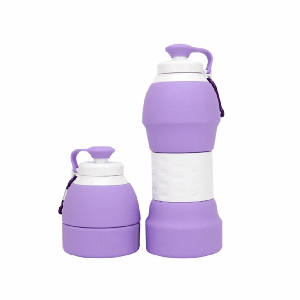 Силиконовая складная бутылка для воды 580 мл Xiaomi Collapsible Silicone Water Bottle