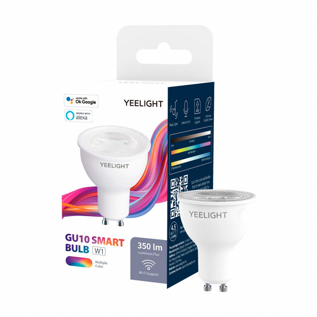 Лампа светодиодная Xiaomi Yeelight LED Smart Bulb W1 GU10 (YLDP004-A)