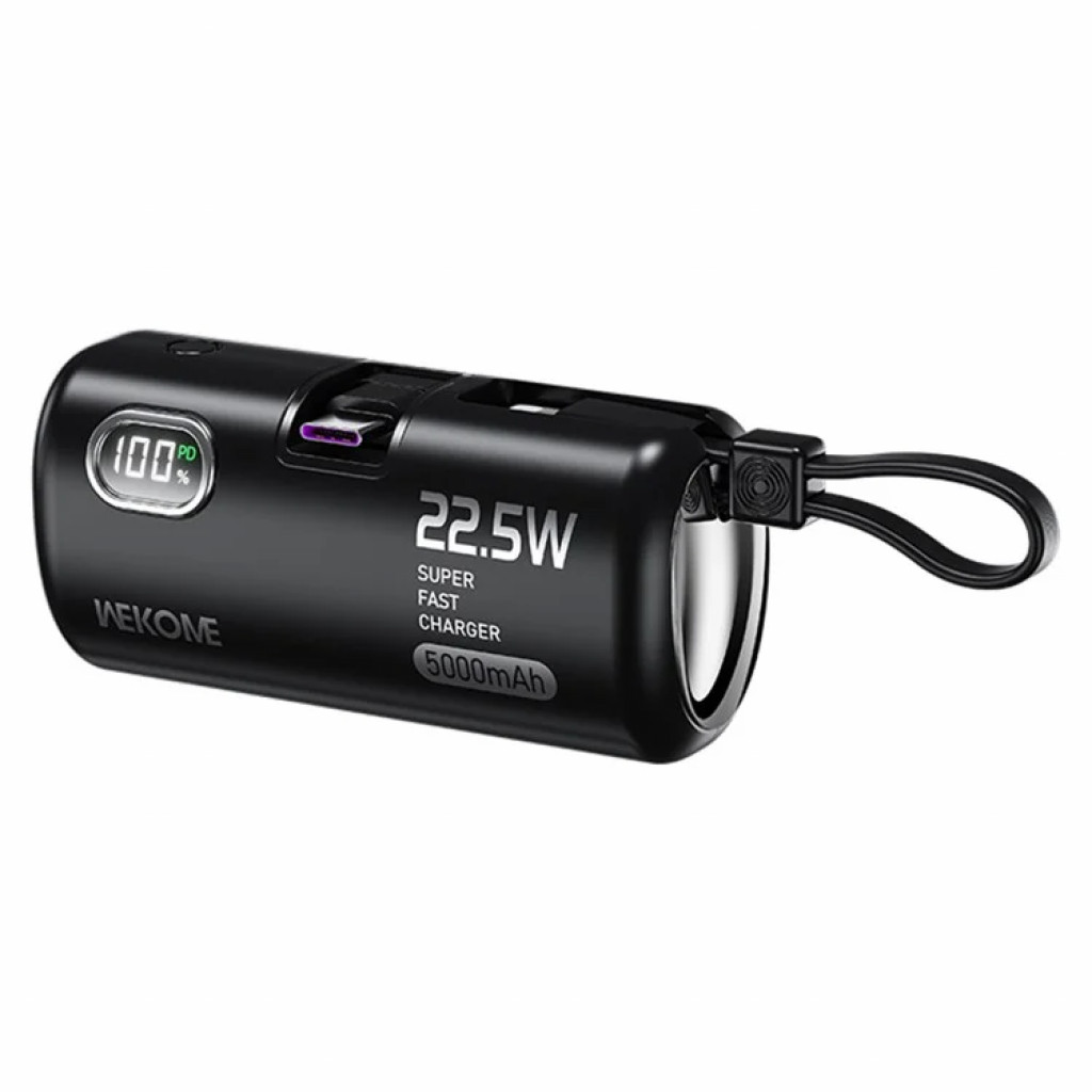 Внешний аккумулятор WEKOME Power Bank 5000mAh Companion Series 22.5W Super Fast Charging Emergency (WP-19) Внешний аккумулятор WEKOME Power Bank 5000mAh Companion Series 22.5W Super Fast Charging Emergency (WP-19)