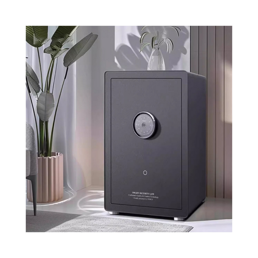 Умный электронный сейф со сканером отпечатка пальцев Xiaomi CRMCR Smart Safe Deposit Box Black (BGX-X1-100MK) Умный электронный сейф со сканером отпечатка пальцев Xiaomi CRMCR Smart Safe Deposit Box Black (BGX-X1-100MK)