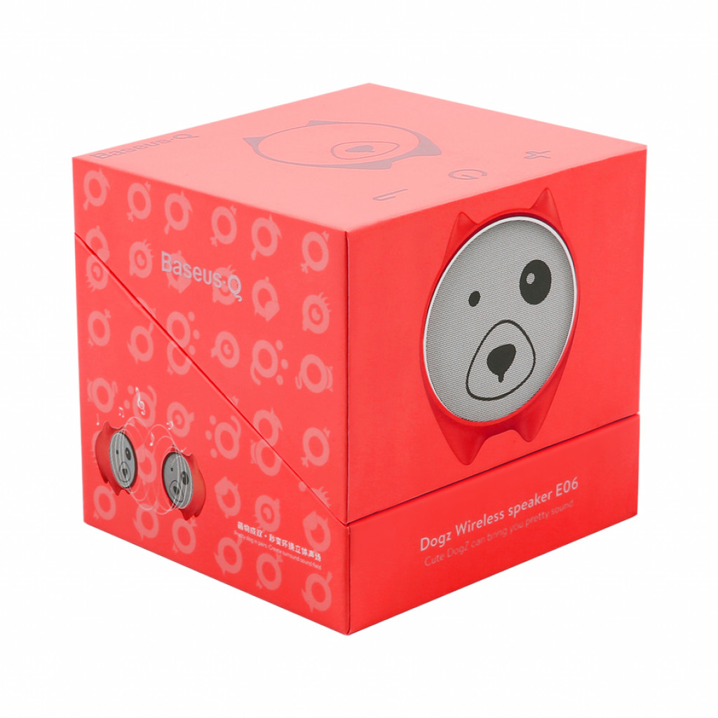 Портативная колонка Baseus Dogz Wireless Speaker E06 (NGE06-09) Портативная колонка Baseus Dogz Wireless Speaker E06 (NGE06-09)