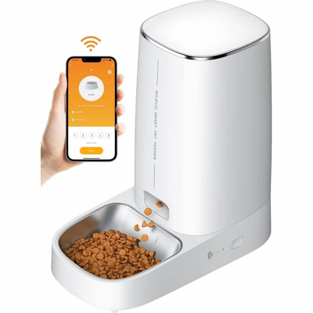 Умная кормушка для животных Xiaomi Rojeco 4L Automatic Pet Feeder WiFi Version Single Bowl (RJJDS0WIFI-4L) Умная кормушка для животных Xiaomi Rojeco 4L Automatic Pet Feeder WiFi Version Single Bowl (RJJDS0WIFI-4L)