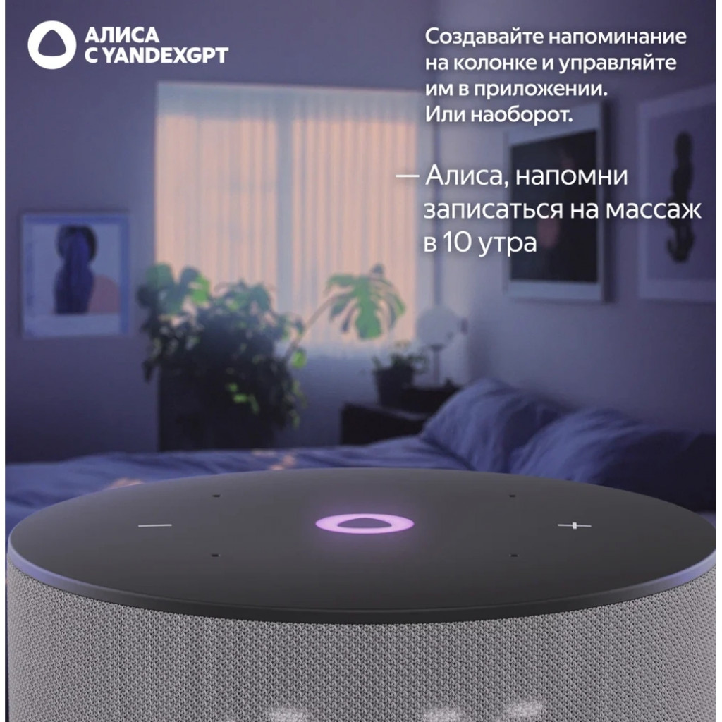 Умная колонка Яндекс Станция Мини 3 (YNDX-00027GRY)