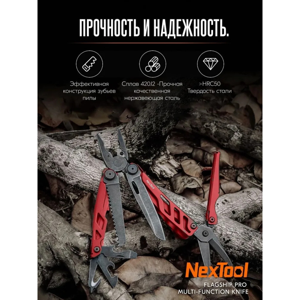 Мультитул Xiaomi NexTool Flagship Pro (NE20286) Мультитул Xiaomi NexTool Flagship Pro (NE20286)