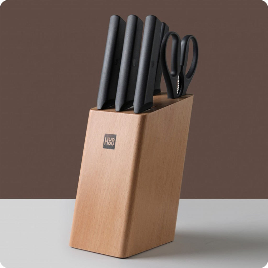 Набор кухонных ножей Xiaomi Huo Hou 6-Piece Kitchen Knife Set Lite (HU0057)