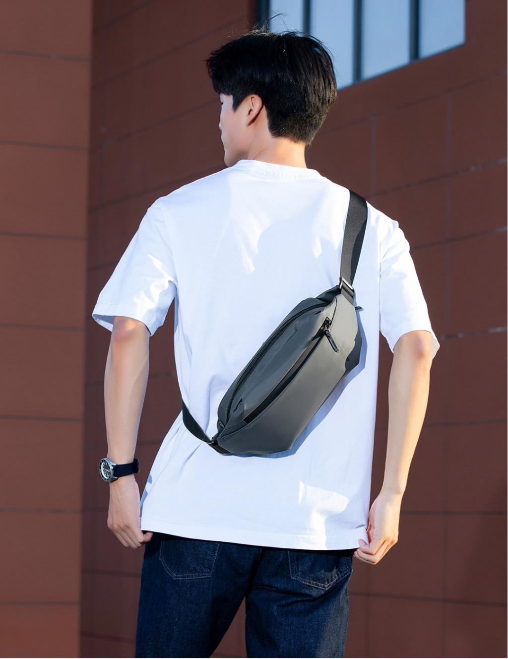 Сумка на пояс Mixing Functional chest bag (MX20231216)