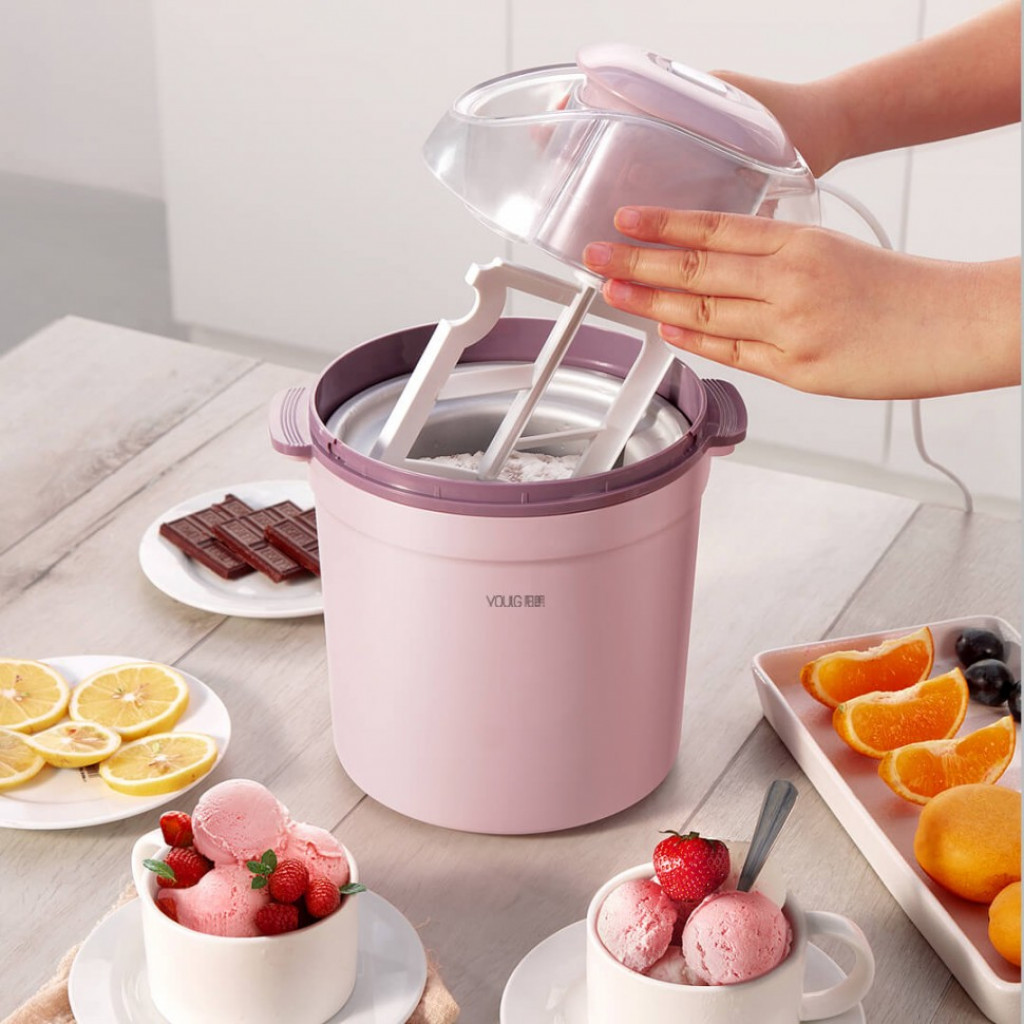 Машинка для мороженного Xiaomi Youlg Home Ice Cream Machine