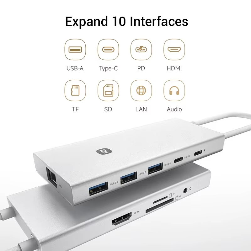 USB Хаб Xiaomi Type-C 10-в-1 Hub (XM10HB) USB Хаб Xiaomi Type-C 10-в-1 Hub (XM10HB)