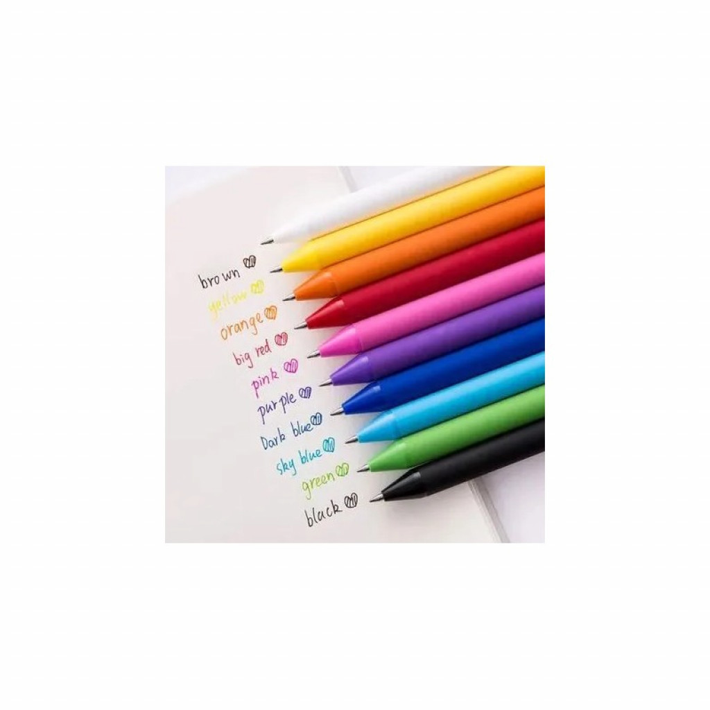 Набор гелевых ручек Xiaomi KACO Pure Plastic Gel Ink Pen 10 шт цветные (K1015) Набор гелевых ручек Xiaomi KACO Pure Plastic Gel Ink Pen 10 шт цветные (K1015)