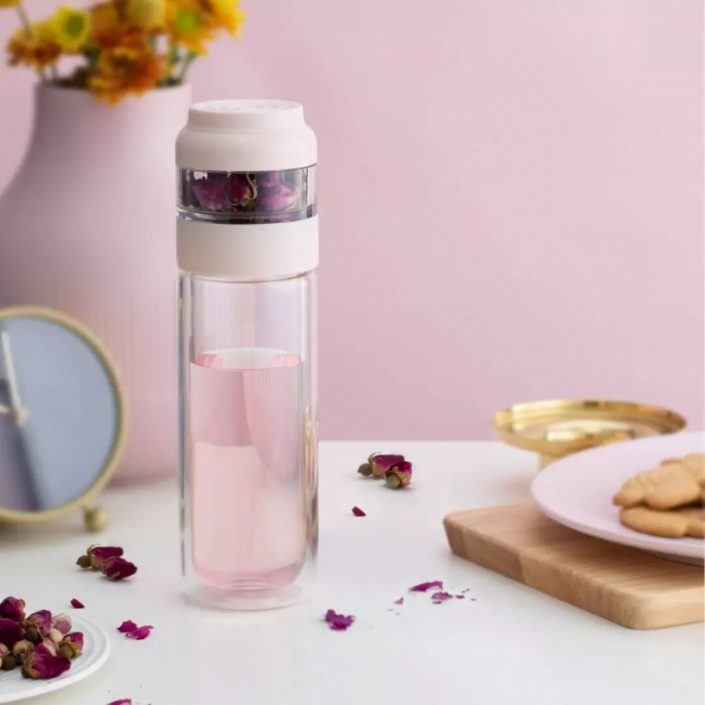 Заварочный термос Xiaomi Quange Double Tea Separation Cup