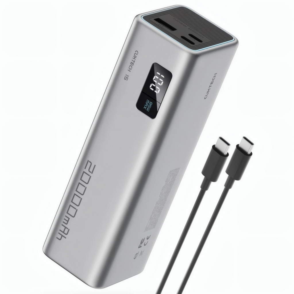Внешний аккумулятор Xiaomi CUKTECH 20000mAh PB200 85W Type-C x2, USB-A x1 (CUKP200XGLGR) Внешний аккумулятор Xiaomi CUKTECH 20000mAh PB200 85W Type-C x2, USB-A x1 (CUKP200XGLGR)