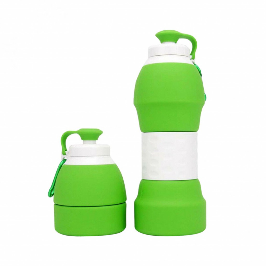 Силиконовая складная бутылка для воды 580 мл Xiaomi Collapsible Silicone Water Bottle