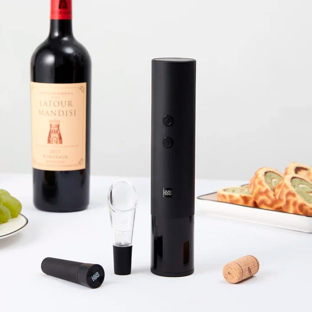 Электрический штопор 4 в 1 с набором аксессуаров Xiaomi HuoHou Electric Wine Bottle Opener EWO-N1 (HU0237)