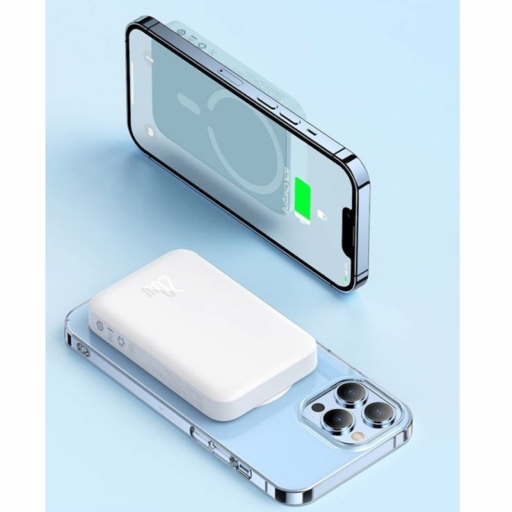 Внешний аккумулятор Baseus Magnetic Portable Charger 10000mAh 20W (P10022100112) Внешний аккумулятор Baseus Magnetic Portable Charger 10000mAh 20W (P10022100112)