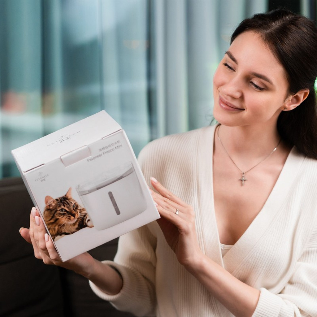 Поилка для животных Xiaomi Petoneer Smart Fresco Mini Plus Fountain (WF004) Поилка для животных Xiaomi Petoneer Smart Fresco Mini Plus Fountain (WF004)