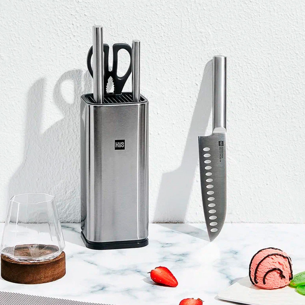 Набор стальных ножей Xiaomi Huo Hou Stainless Steel Kitchen Knife Set (HU0095)