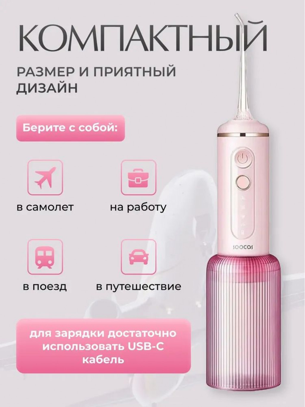 Ирригатор Xiaomi Mijia Soocas W3F