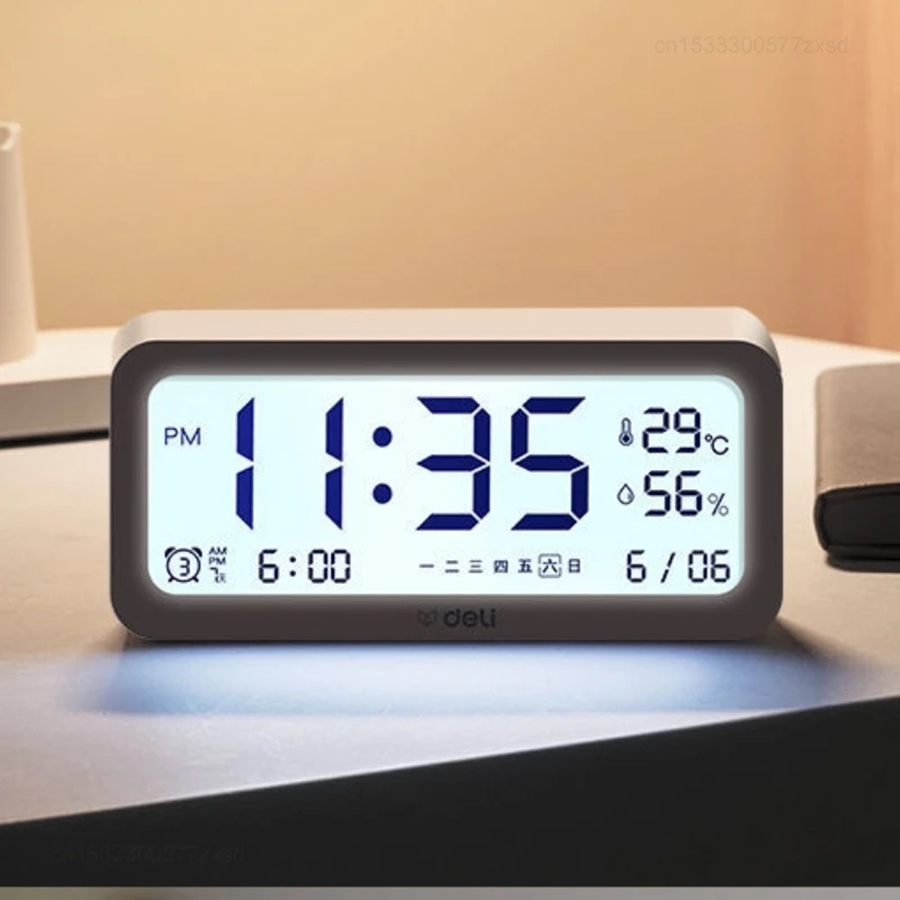 Часы-метеостанция Xiaomi Deli Effective Electronic Alarm Clock (8826)