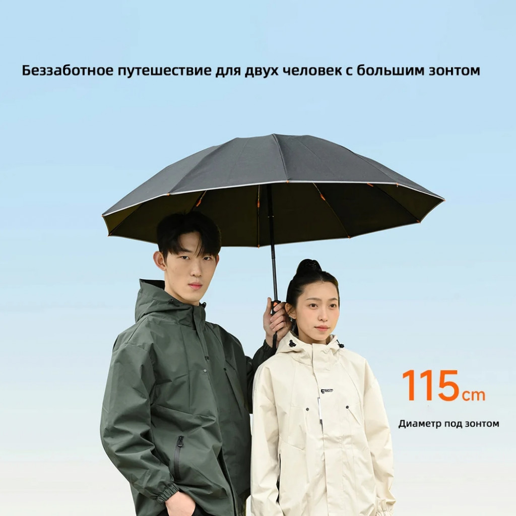 Умный зонт Risetime Intelligent all-electric reverse sunny umbrella PRO