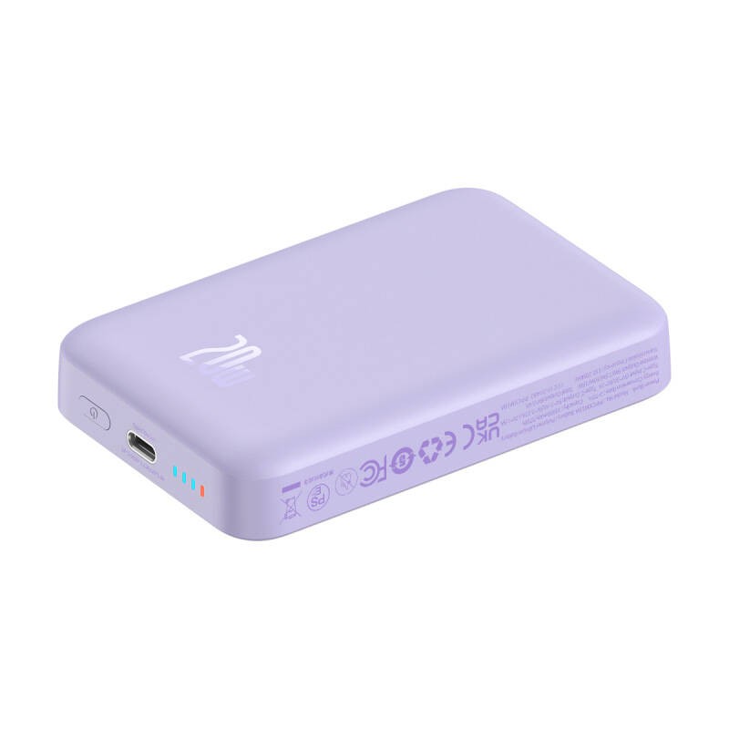 Внешний аккумулятор Baseus Magnetic Portable Charger 10000mAh 20W (P10022100112) Внешний аккумулятор Baseus Magnetic Portable Charger 10000mAh 20W (P10022100112)