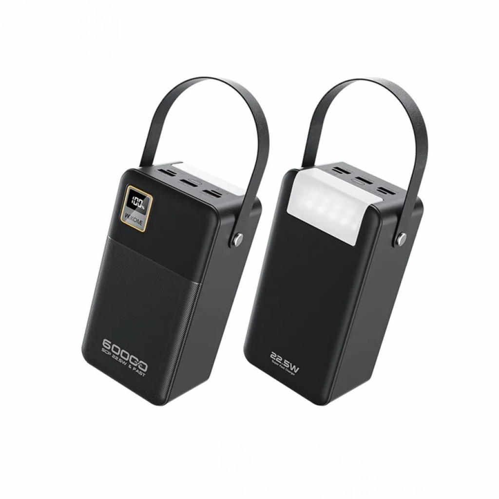 Внешний аккумулятор WEKOME Power Bank 60000mAh 22.5W (WP-76) Внешний аккумулятор WEKOME Power Bank 60000mAh 22.5W (WP-76)