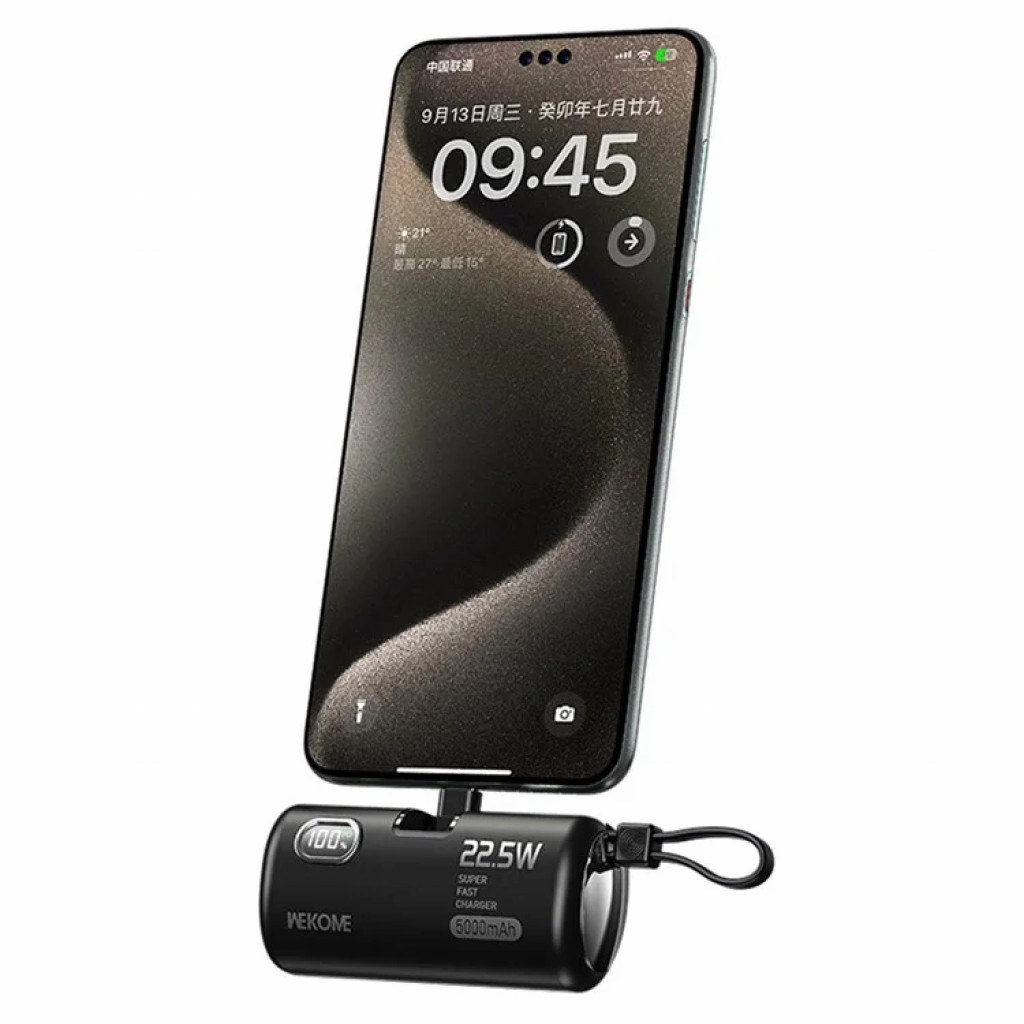 Внешний аккумулятор WEKOME Power Bank 5000mAh Companion Series 22.5W Super Fast Charging Emergency (WP-19) Внешний аккумулятор WEKOME Power Bank 5000mAh Companion Series 22.5W Super Fast Charging Emergency (WP-19)