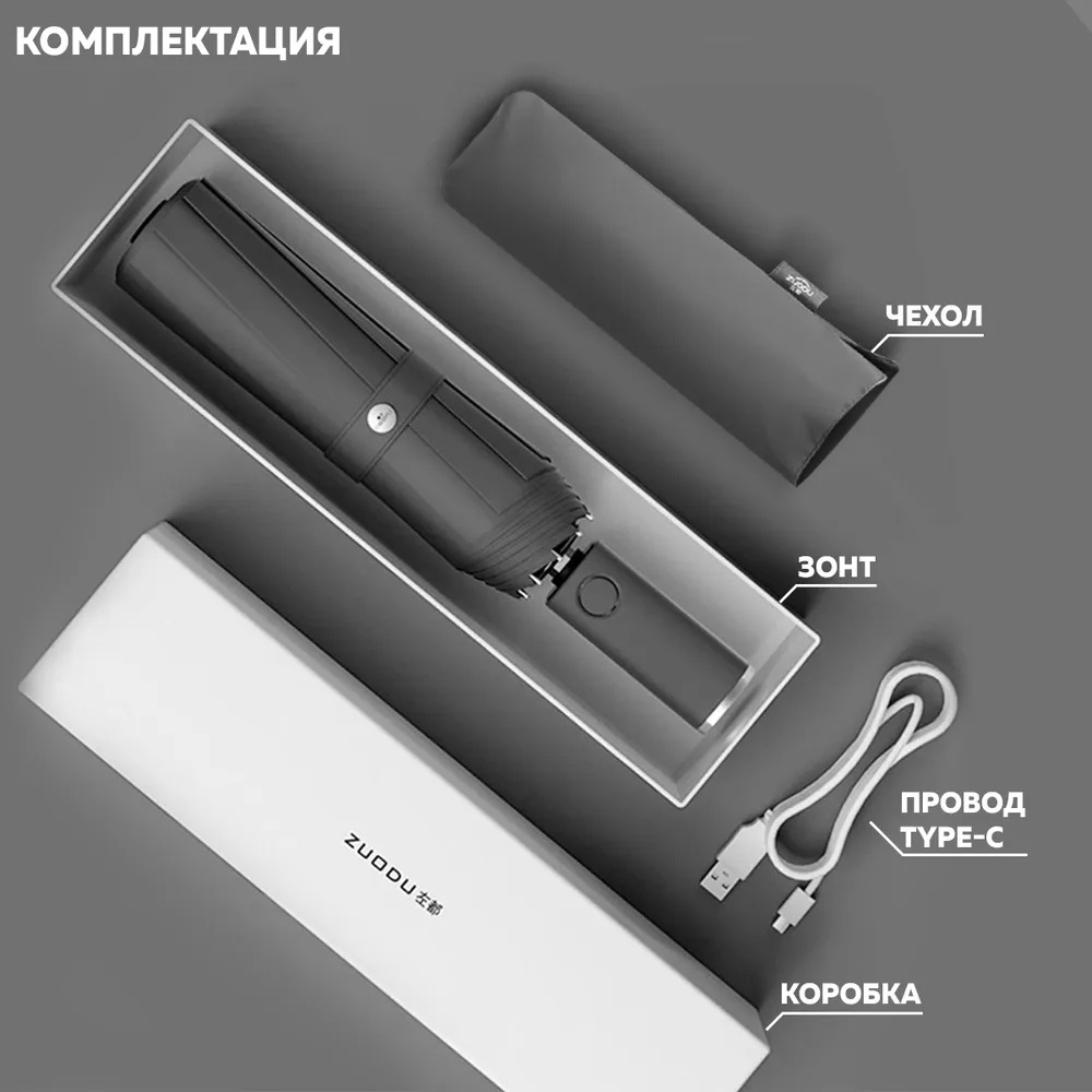 Автоматический зонт Xiaomi Zuodu Automatic Umbrella Smart