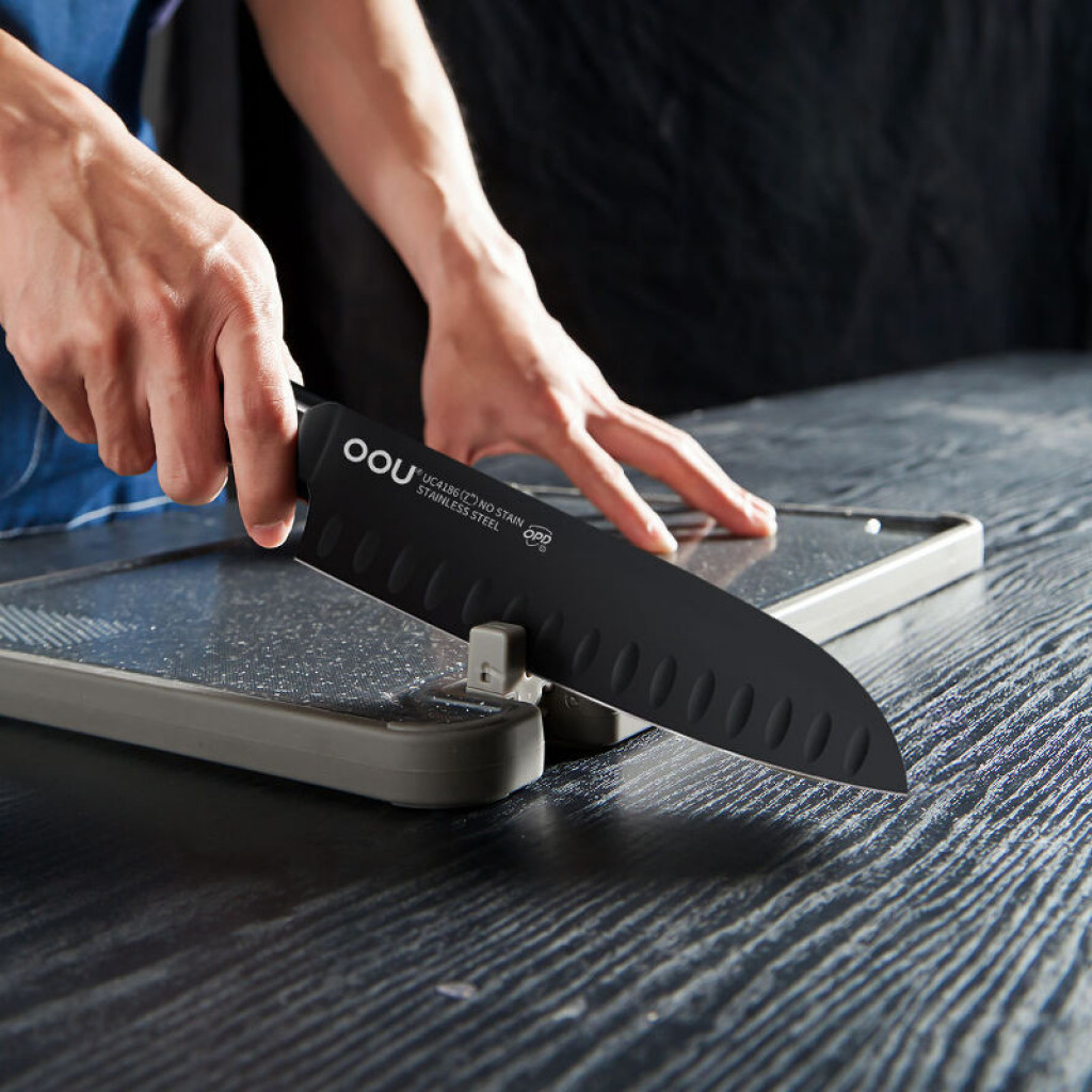 Набор кухонных ножей с разделочной доской Xiaomi OOU Blade Series Antibacterial Knife Cutting Board (UC4213)