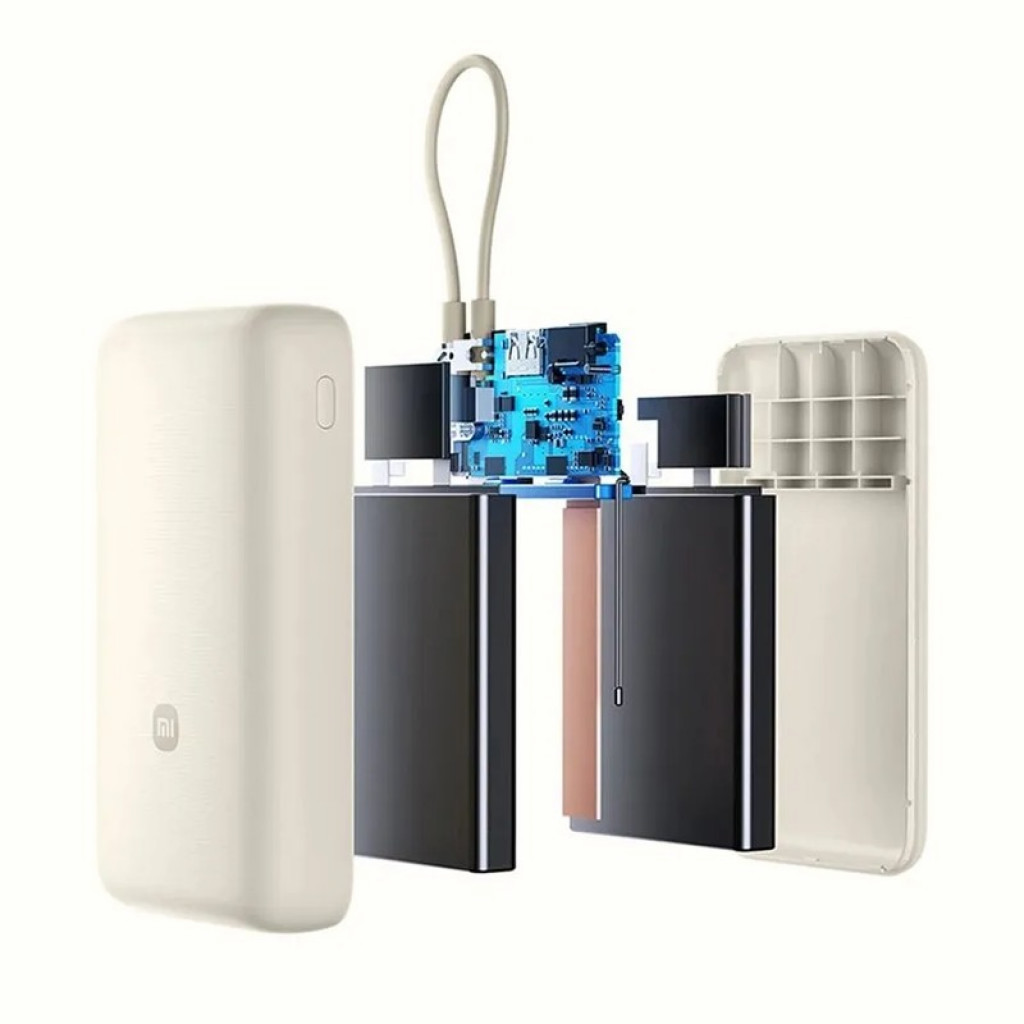 Внешний аккумулятор Xiaomi 20000 33W встроенный кабель USB-C (BHR8975GL/PB2030MI) Внешний аккумулятор Xiaomi 20000 33W встроенный кабель USB-C (BHR8975GL/PB2030MI)