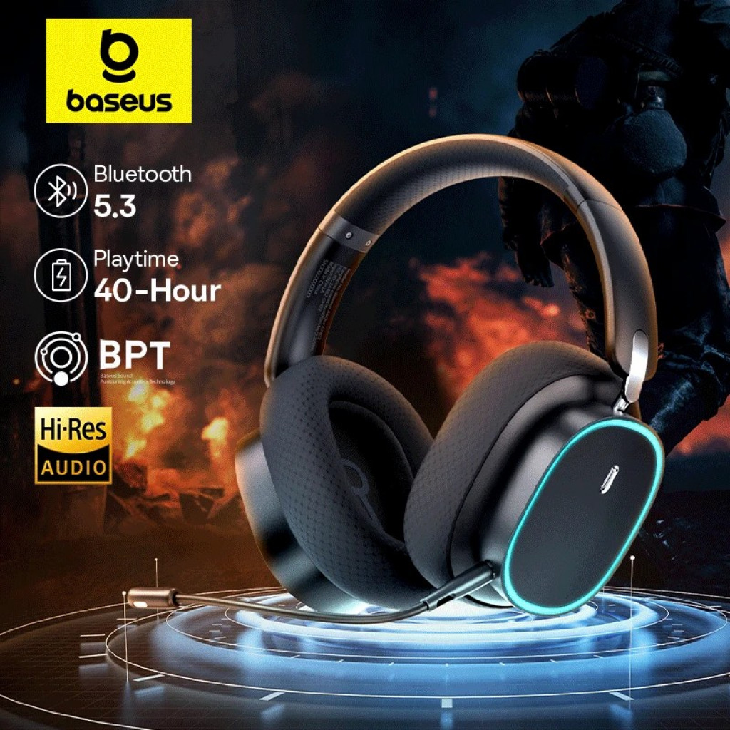 Беспроводные игровые наушники Baseus GH02 Беспроводные игровые наушники Baseus GH02