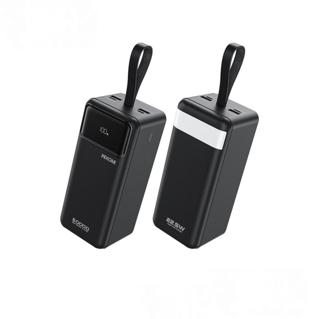 Внешний аккумулятор WEKOME Power Bank 50000mAh 22.5W (WP-75) Внешний аккумулятор WEKOME Power Bank 50000mAh 22.5W (WP-75)