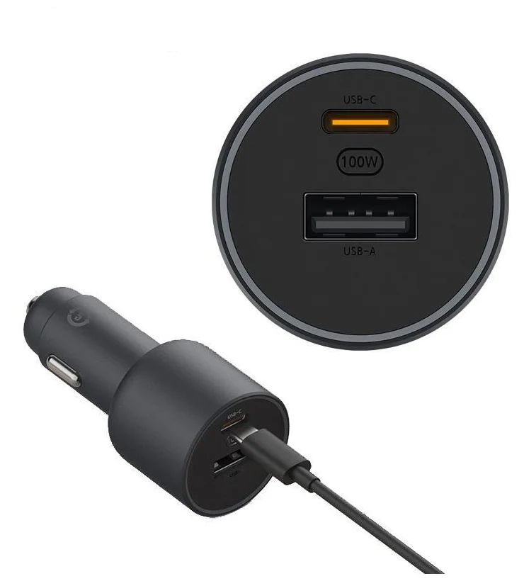 Автомобильное зарядное устройство Xiaomi Car Charge 100W (CC07ZM)