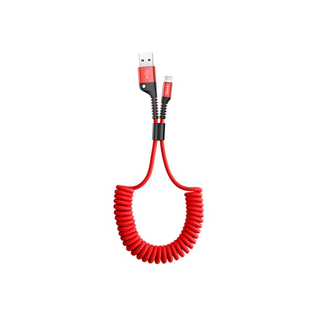 Кабель Baseus Fish Eye USB-C Spring Cable 2A 1м (CATSR-01)