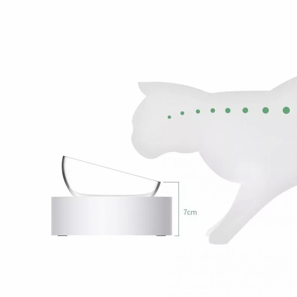 Миска для домашних животных Xiaomi Petkit 15 Adjustable Double Bowl White (AD-15)