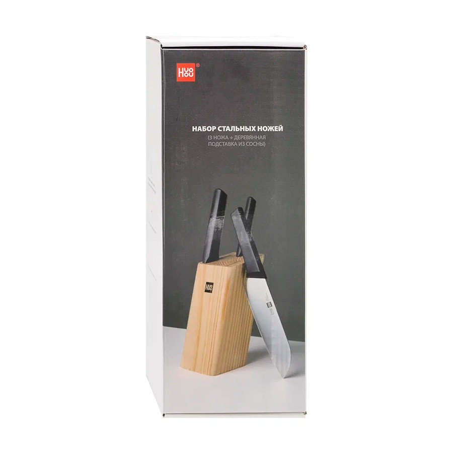 Набор стальных ножей Xiaomi Huo Hou 4-Piece Kitchen Knife Set Lite (HU0059)