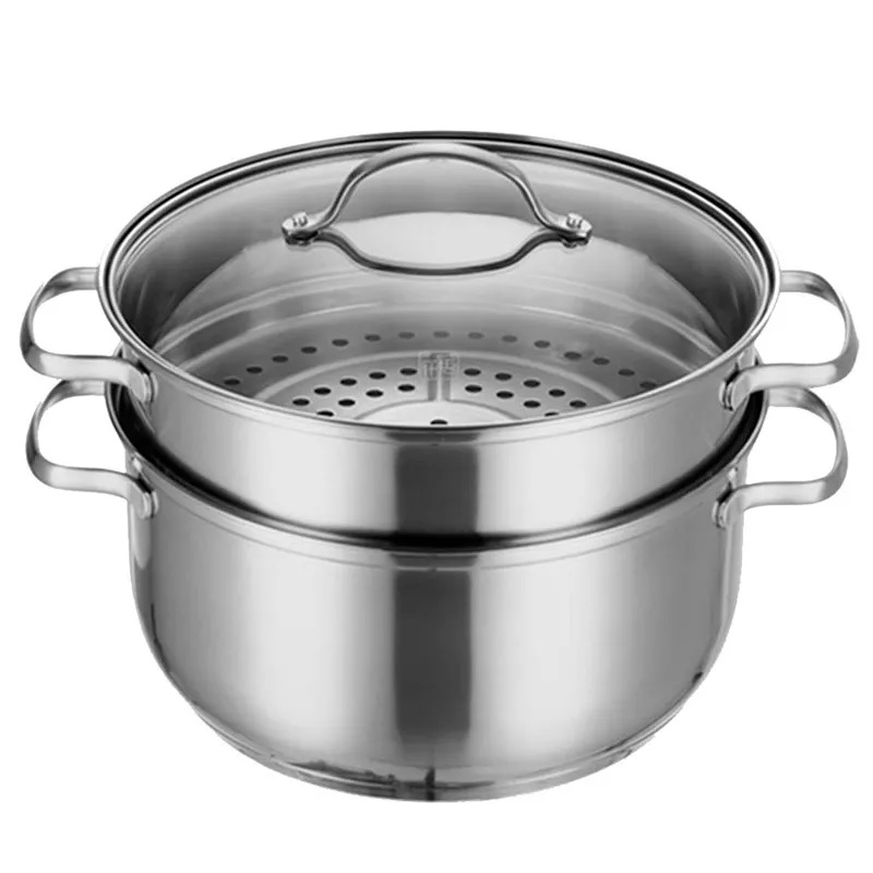 Кастрюля-пароварка Xiaomi Steamer Stainless Steel 2 ярус