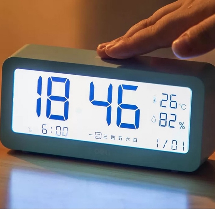 Часы-метеостанция Xiaomi Deli Effective Electronic Alarm Clock (8826)