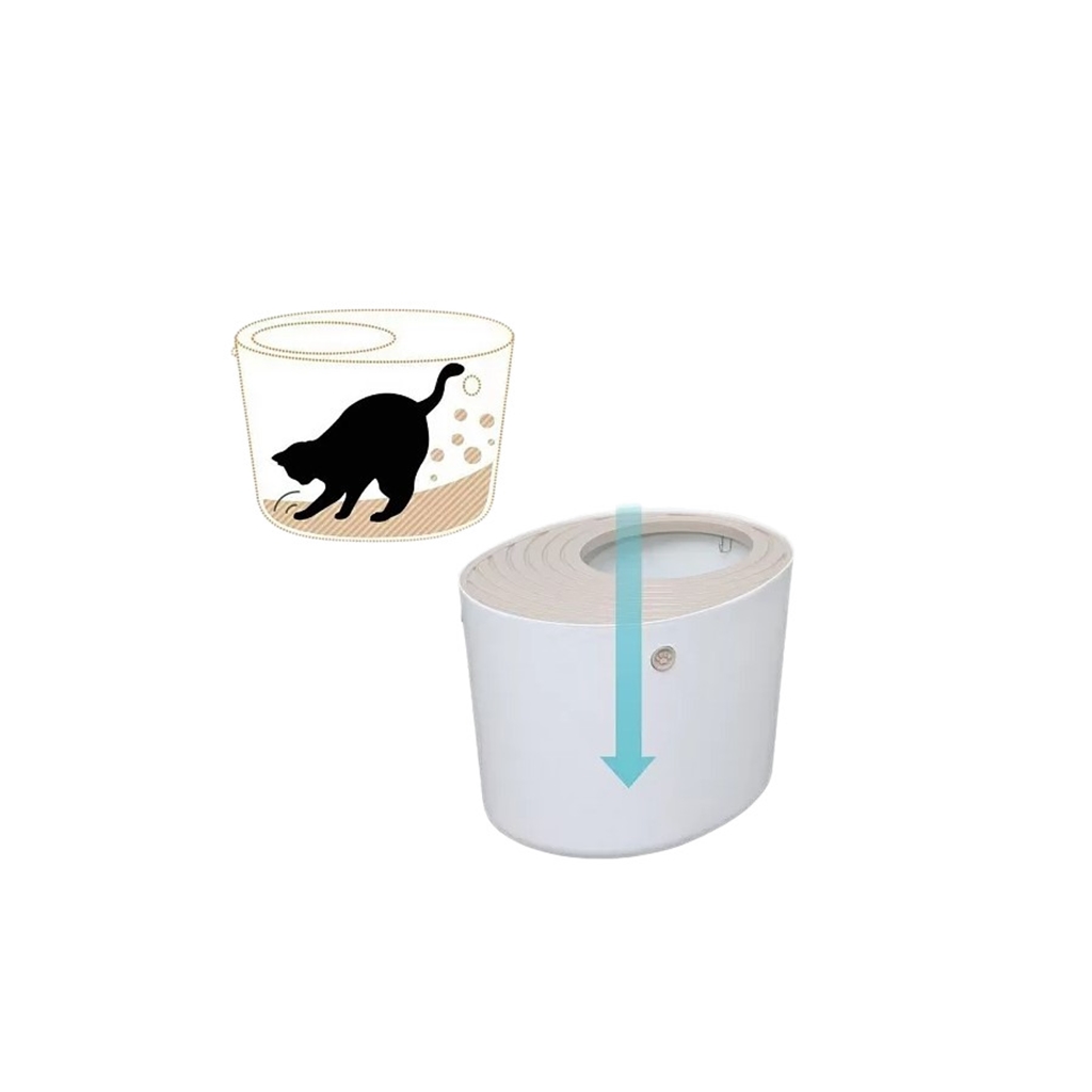 Туалет для кошек Xiaomi Iris Top Entry Cat Litter Box with Cat Litter Scoop (PUNT-530)