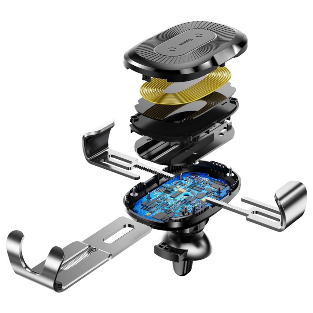 Автомобильный держатель с беспроводной зарядкой Baseus Osculum Type Wireless Charger Gravity Car Mount (WXYL-A01) Автомобильный держатель с беспроводной зарядкой Baseus Osculum Type Wireless Charger Gravity Car Mount (WXYL-A01)